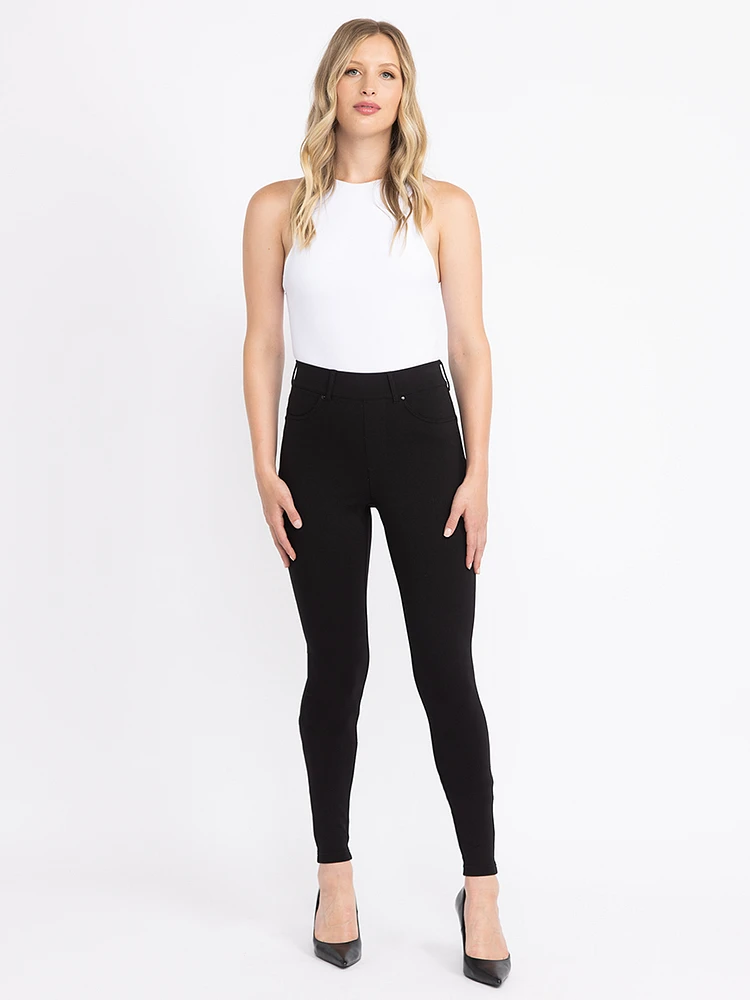 Women's 4 Pocket Pull-on Ponte Legging Pant