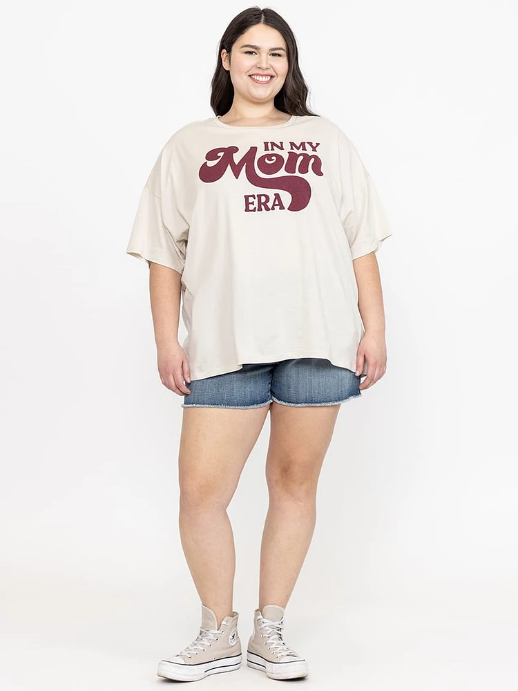 Women's Mom Era Oversized Tee