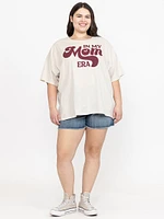Women's Mom Era Oversized Tee