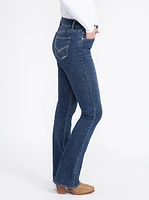 Women's Medium Dark Wash Baby Boot Jeans