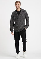 Men's Cable Knit Cardigan