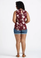 Women's Crochet Neck Tank