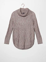 Women's Cowl Neck Tunic Sweater