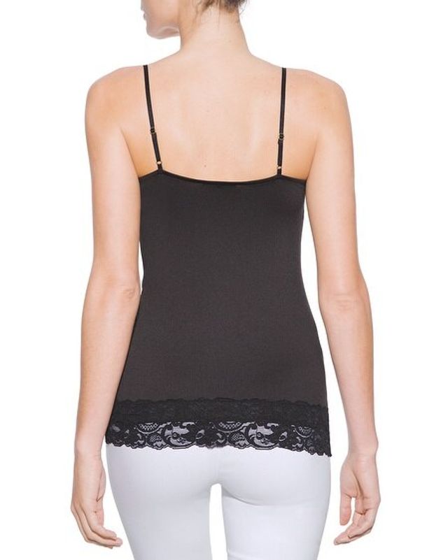 White House Black Market Outlet WHBM Wide-Lace Trim Cami