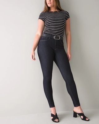 Curvy-Fit High-Rise Sculpt Skinny Jeans