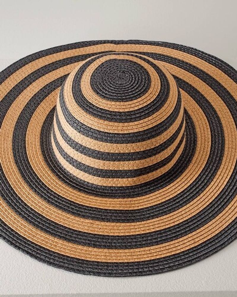 Striped Straw Hat