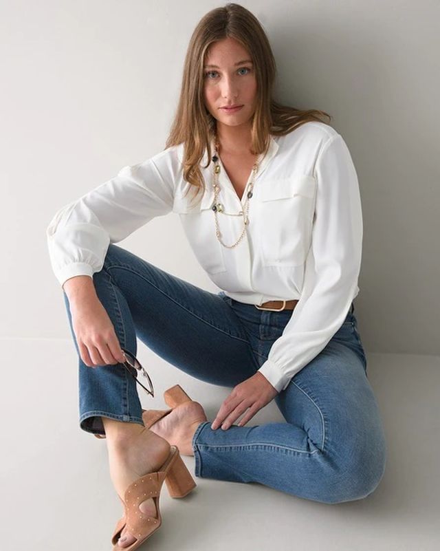 Straight-fit jeans - Women's fashion