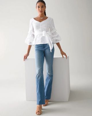 Petite High-Rise Everyday Soft Denim™ Flare Jeans