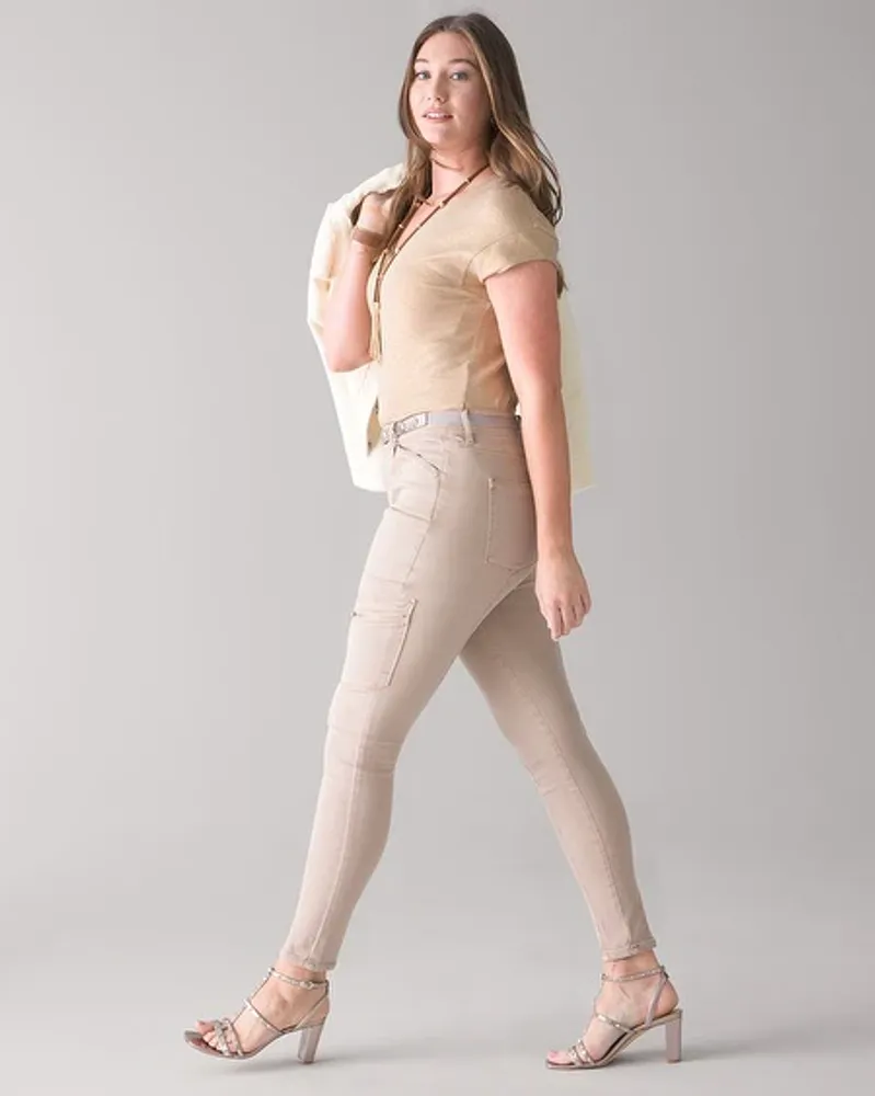 Curvy High-Rise Skinny Ankle Jeans