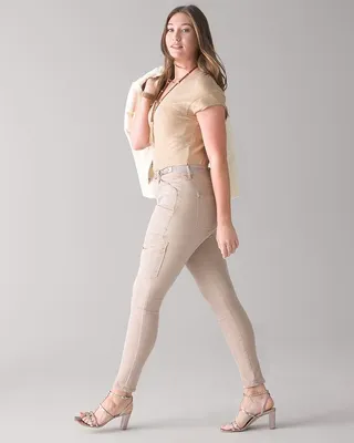 Curvy High-Rise Skinny Ankle Jeans