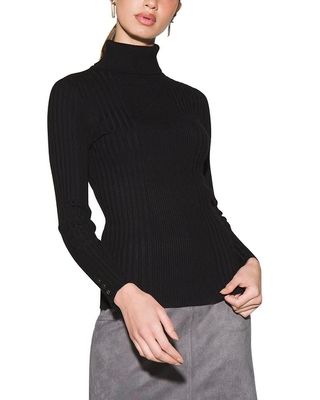 Outlet WHBM Ribbed Turtleneck Pullover