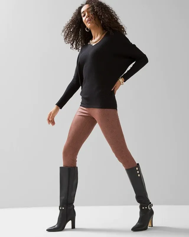 Vegan Suede WHBM® Runway Legging