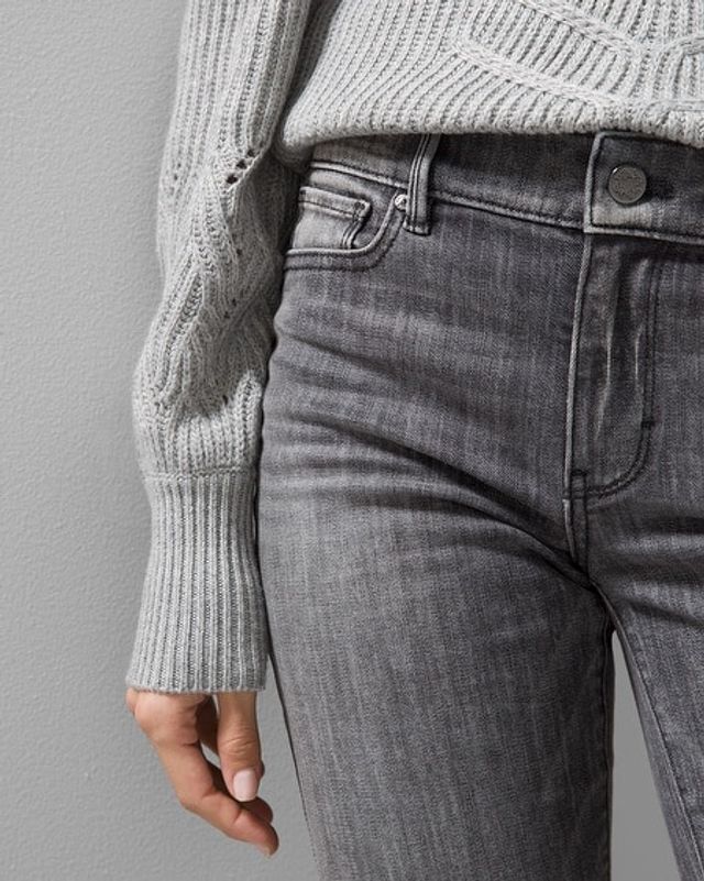 Mid-Rise Built-In Tough Boot-Cut Jeans for Girls