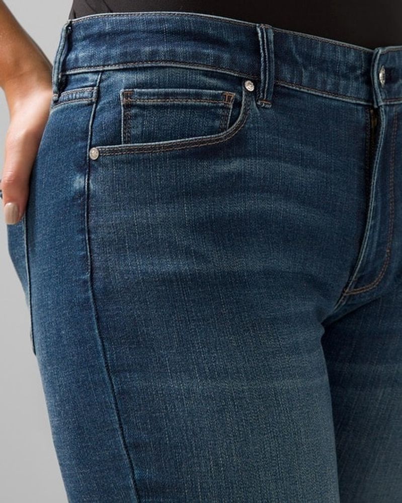 Curvy Mid-Rise Everyday Soft Denim™ Slim Jeans