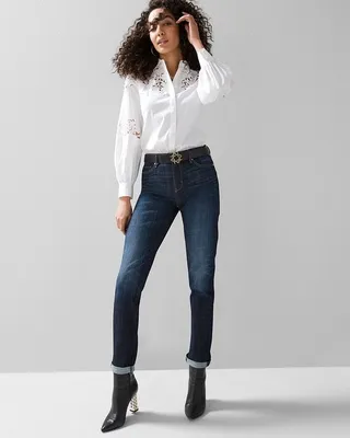 Mid-Rise Everyday Soft Denim™ Girlfriend Jeans