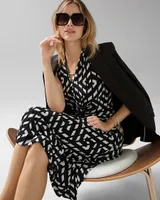 Sleeveless Matte Jersey Twist Front Dress