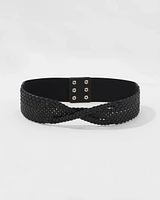 Braided Twist Stretch Belt