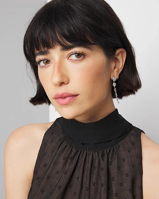 Crystal Linear Earrings