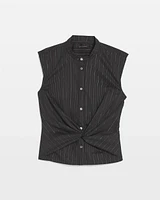 Poplin Twist Shirt