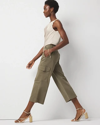 Pret Cargo Wide Leg Cropped Pant