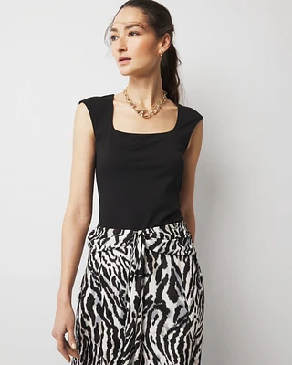 WHBM FORME™ All Ways Stretch Square Neck Top