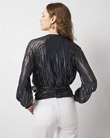 Wrap Waist Blouse