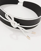 Contrast Obi Belt