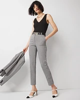 Petite WHBM® Elle Slim Ankle Gingham