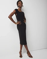 WHBM FORME™ Ribbed Stretch Sweater Dress