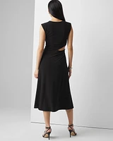 Matte Jersey Midi Dress