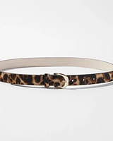 Leopard Haircalf Pant Belt