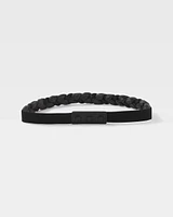 Braided Raffia Stretch Belt