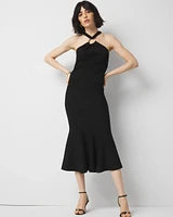 Petite Trumpet Flare Midi Skirt
