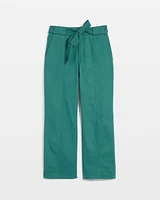 Extra High-Rise Pret Belted Wide Leg Cropped Pant
