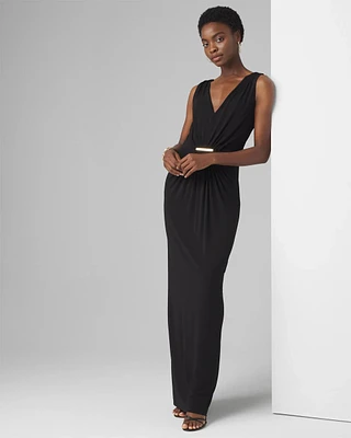 Plunging Back Gown