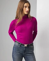 Ribbed Turtleneck Sweater