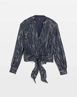 Wrap Waist Blouse