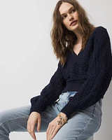 Chunky Knit Dolman Pullover Sweater