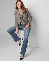 High-Rise Skinny Flare Jeans