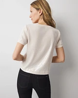 Sequin Tee