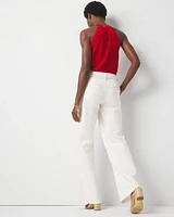 Pret High-Rise Belted Wide Leg Trouser