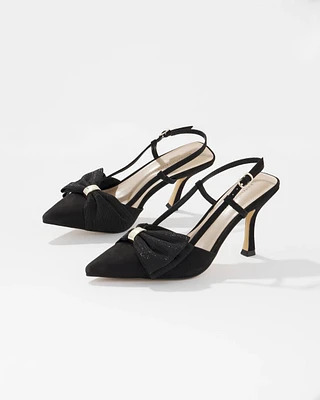 Bow Slingback Pump