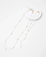 Mixed Media Convertible Y Necklace