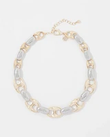 Gold + Silver Mariner Links Necklace