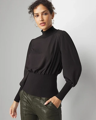 Smocked Waist Blouse