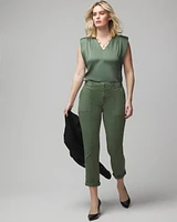 Mid-Rise Pret-A-Pedi Straight Crop Pants