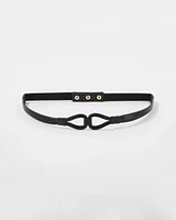 Knotted Skinny Stretch Belt