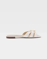 Linen Flat Sandal