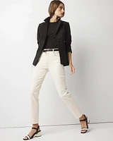 High-Rise Straight Ankle Jean