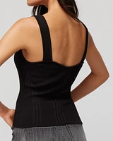 Ribbed Sweater Tank